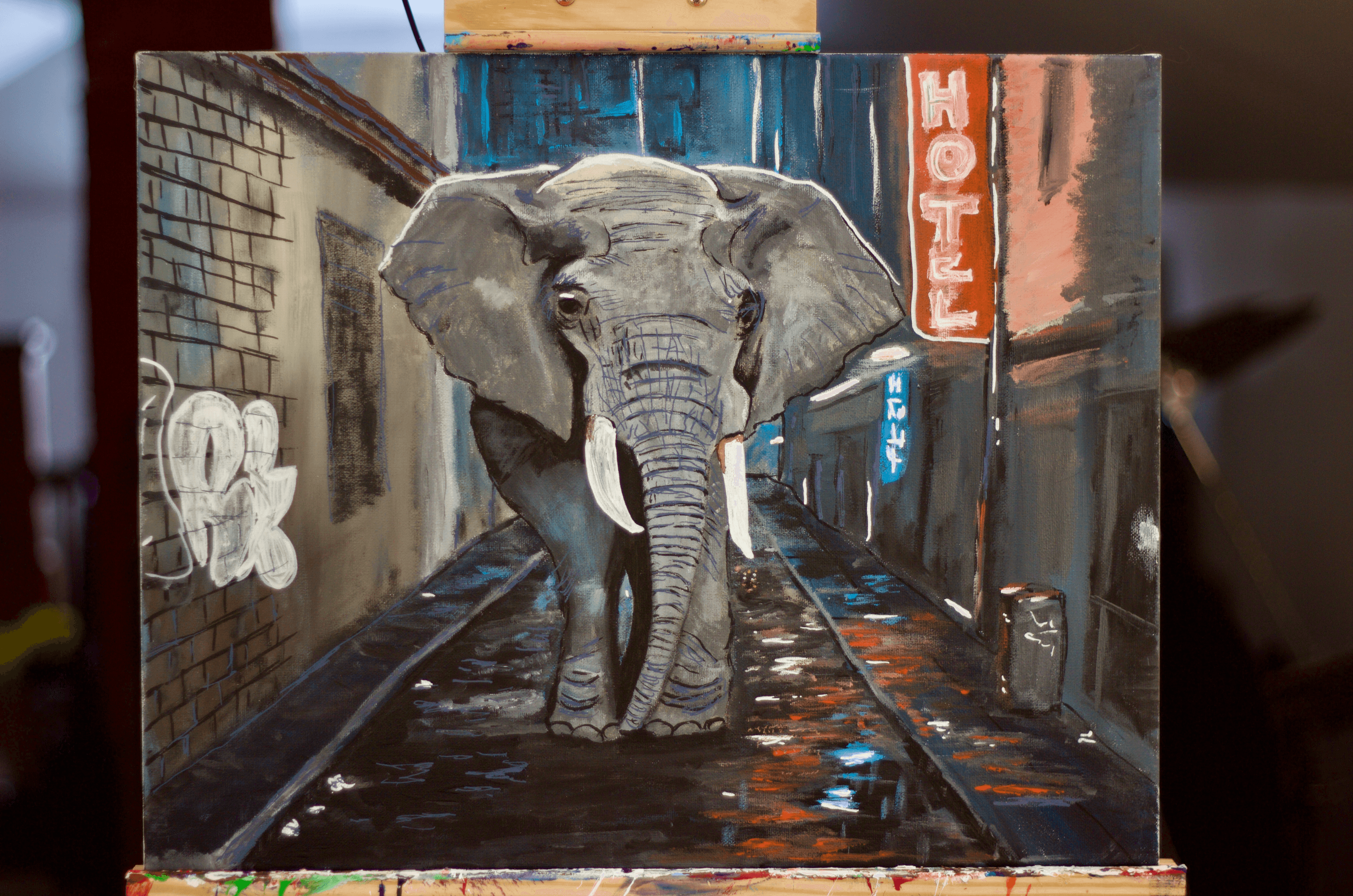 Artwork background preview